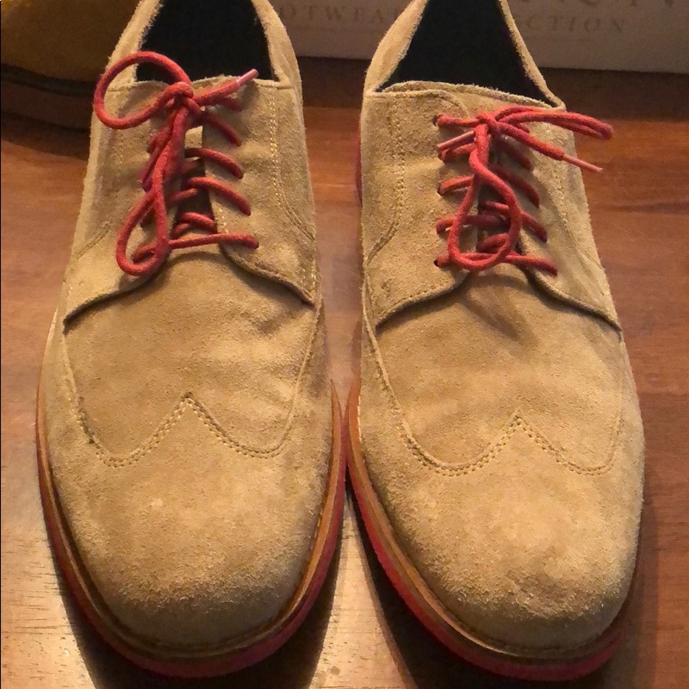 Cole Haan suede wingtips